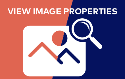 View Image Properties Chrome Extension